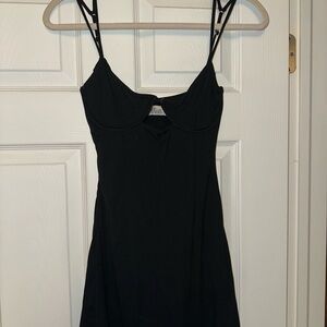 Oh polly Black Strappy Dress